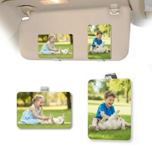 Clips de fotos para visor de auto personalizado - Pixeles Inc.